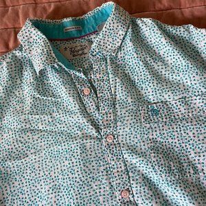 Original Penguin Heritage Slim Fit, Size XL, short sleeved button down